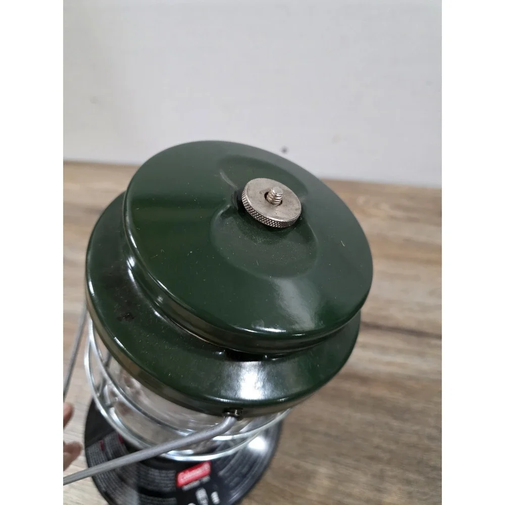 Coleman North Star 2500 Propane Lantern Green with Stand Vintage Year 2000
